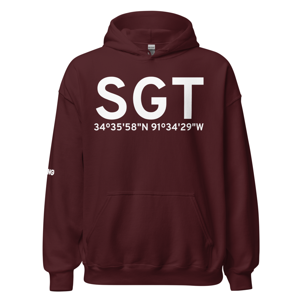 Stuttgart (KSGT) Airport Hoodie Sweatshirt 