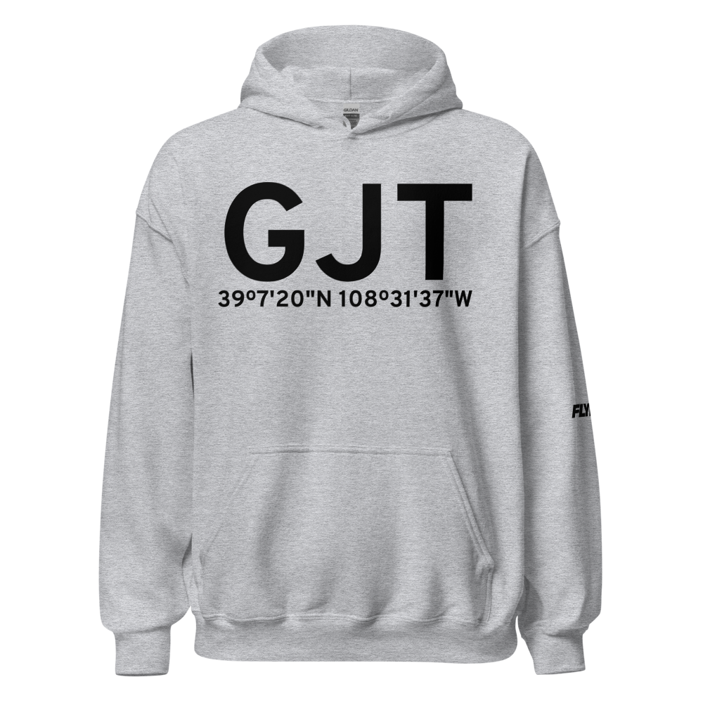 Grand Junction (KGJT) Airport Hoodie Sweatshirt 
