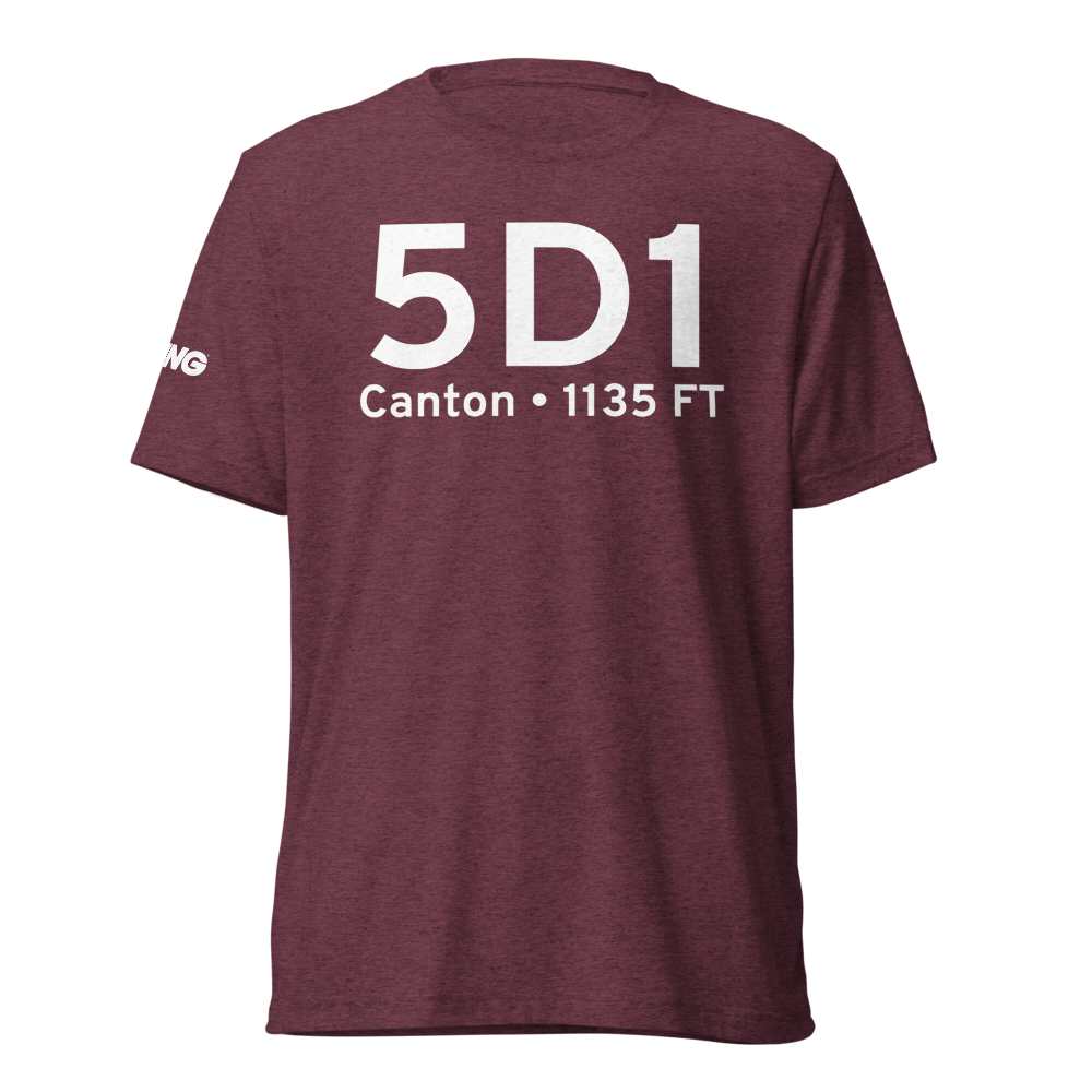 Canton (5D1) Airport Tri-blend T-Shirt 