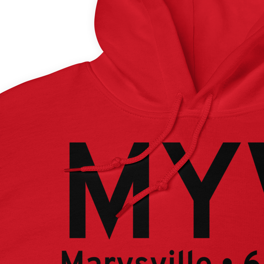 Marysville (KMYV) Airport Hoodie Sweatshirt 