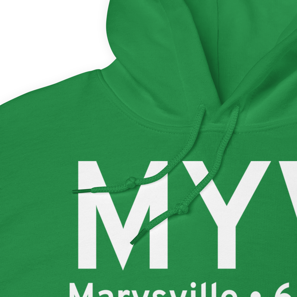 Marysville (KMYV) Airport Hoodie Sweatshirt 