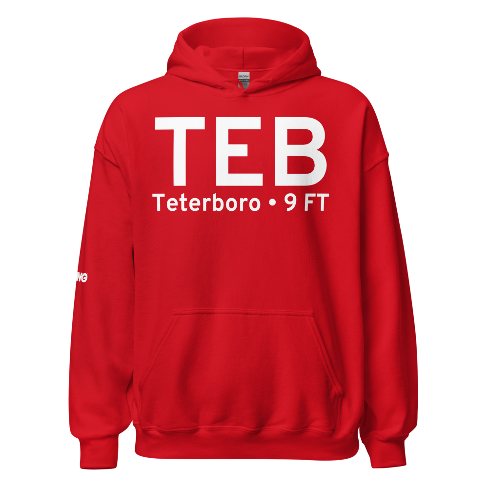 Teterboro (KTEB) Airport Hoodie Sweatshirt 