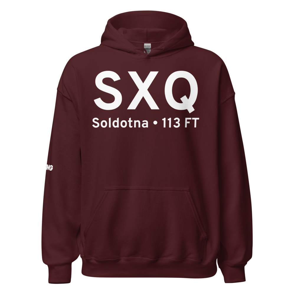 Soldotna (PASX) Airport Hoodie Sweatshirt 