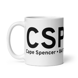 Cape Spencer (CSP) Airport Mug