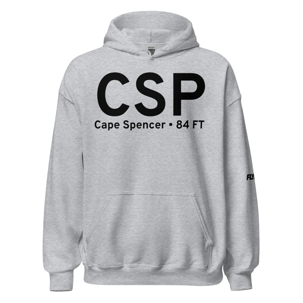 Cape Spencer (CSP) Airport Hoodie Sweatshirt 