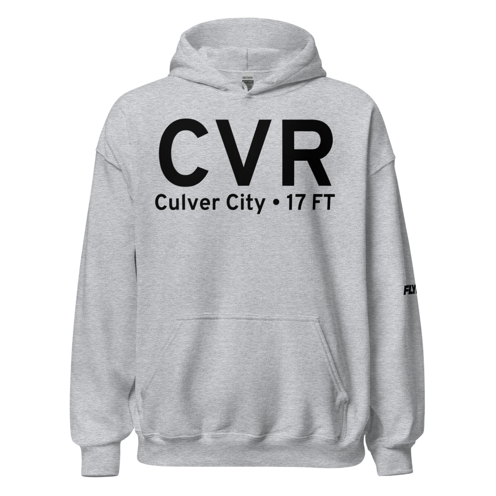 Culver City (CVR) Airport Hoodie Sweatshirt 