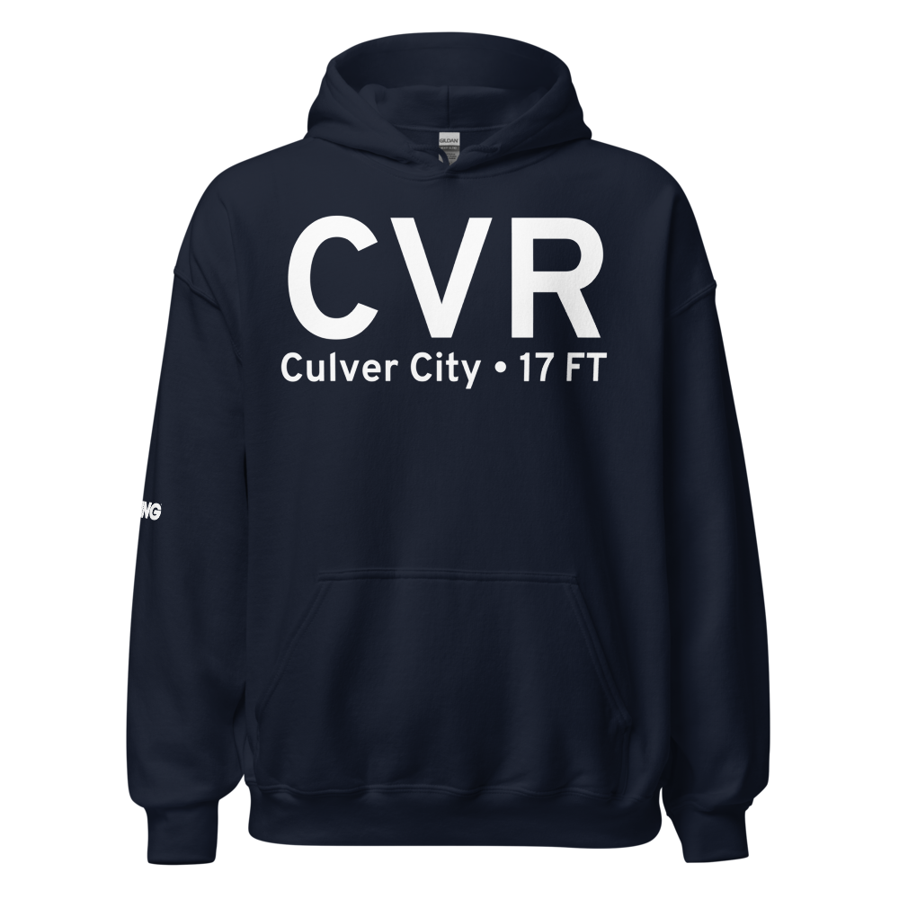Culver City (CVR) Airport Hoodie Sweatshirt 