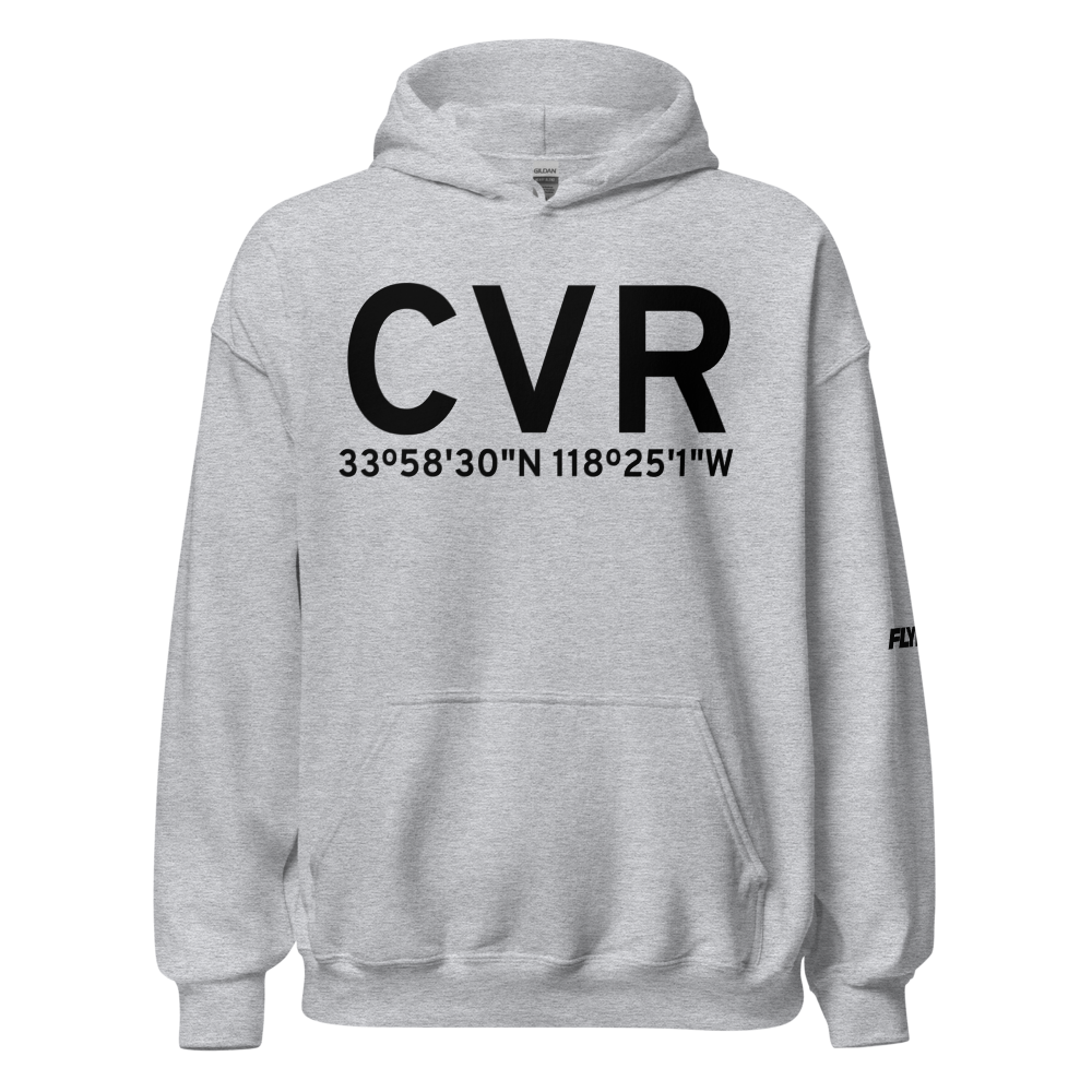 Culver City (CVR) Airport Hoodie Sweatshirt 