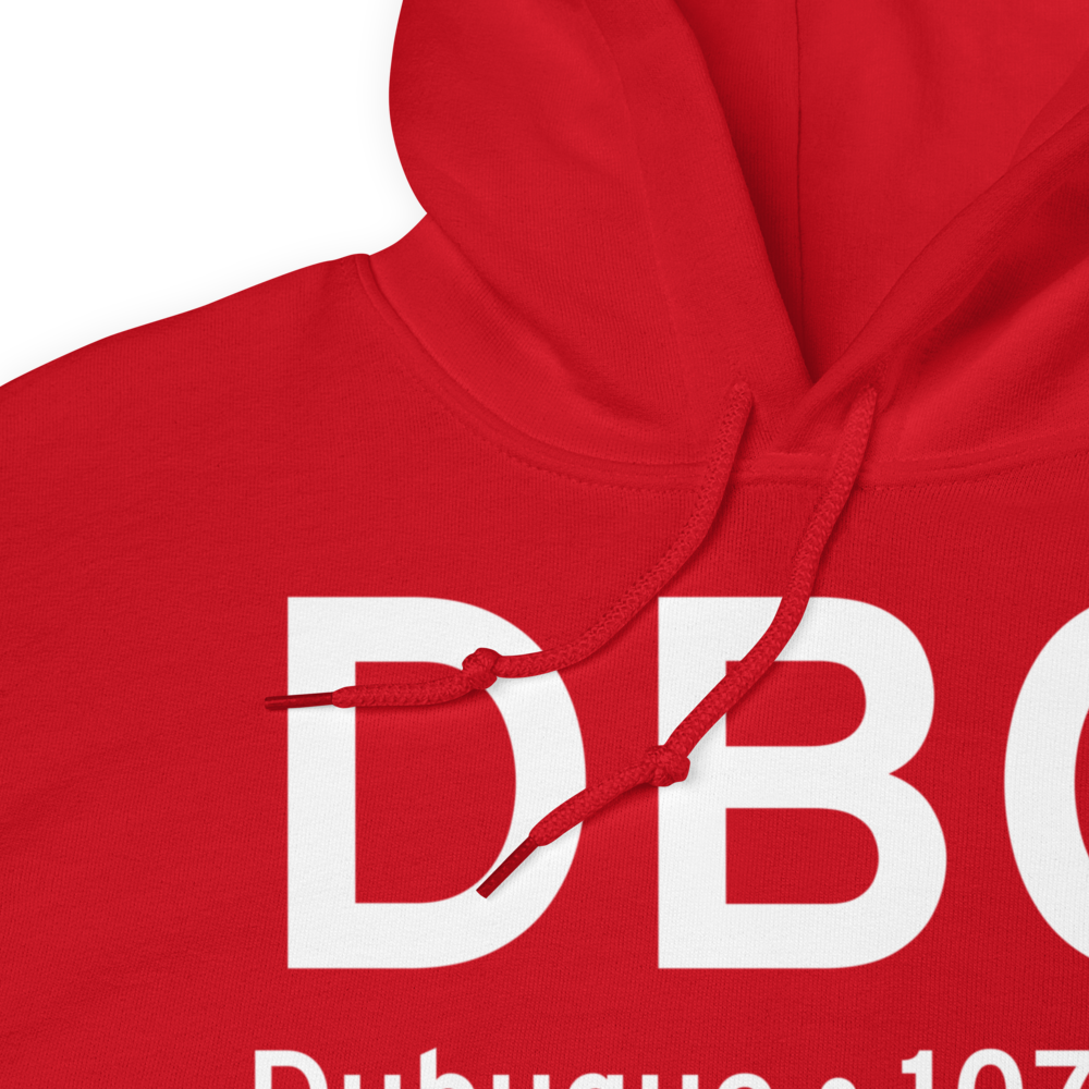 Dubuque (KDBQ) Airport Hoodie Sweatshirt 