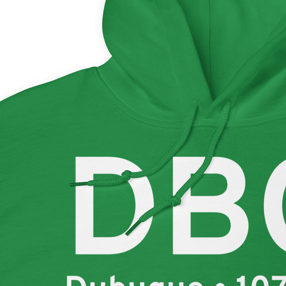 Dubuque (KDBQ) Airport Hoodie Sweatshirt 