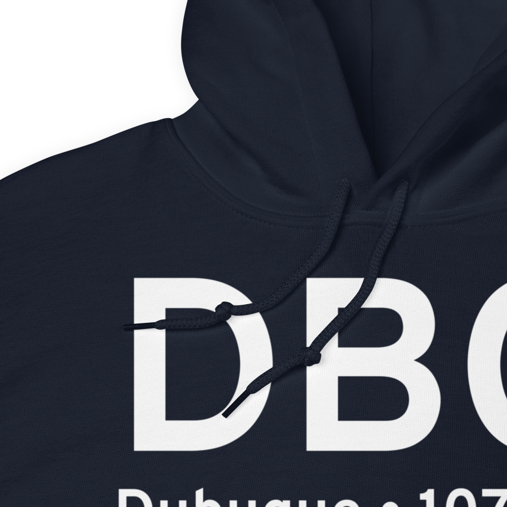 Dubuque (KDBQ) Airport Hoodie Sweatshirt 