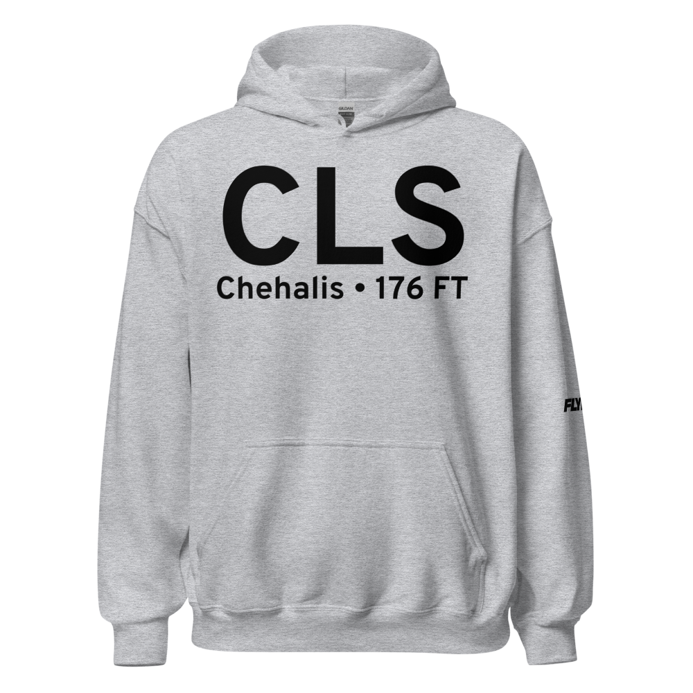 Chehalis (KCLS) Airport Hoodie Sweatshirt 