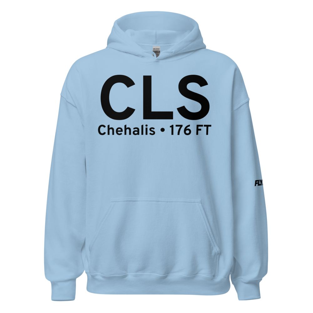 Chehalis (KCLS) Airport Hoodie Sweatshirt 