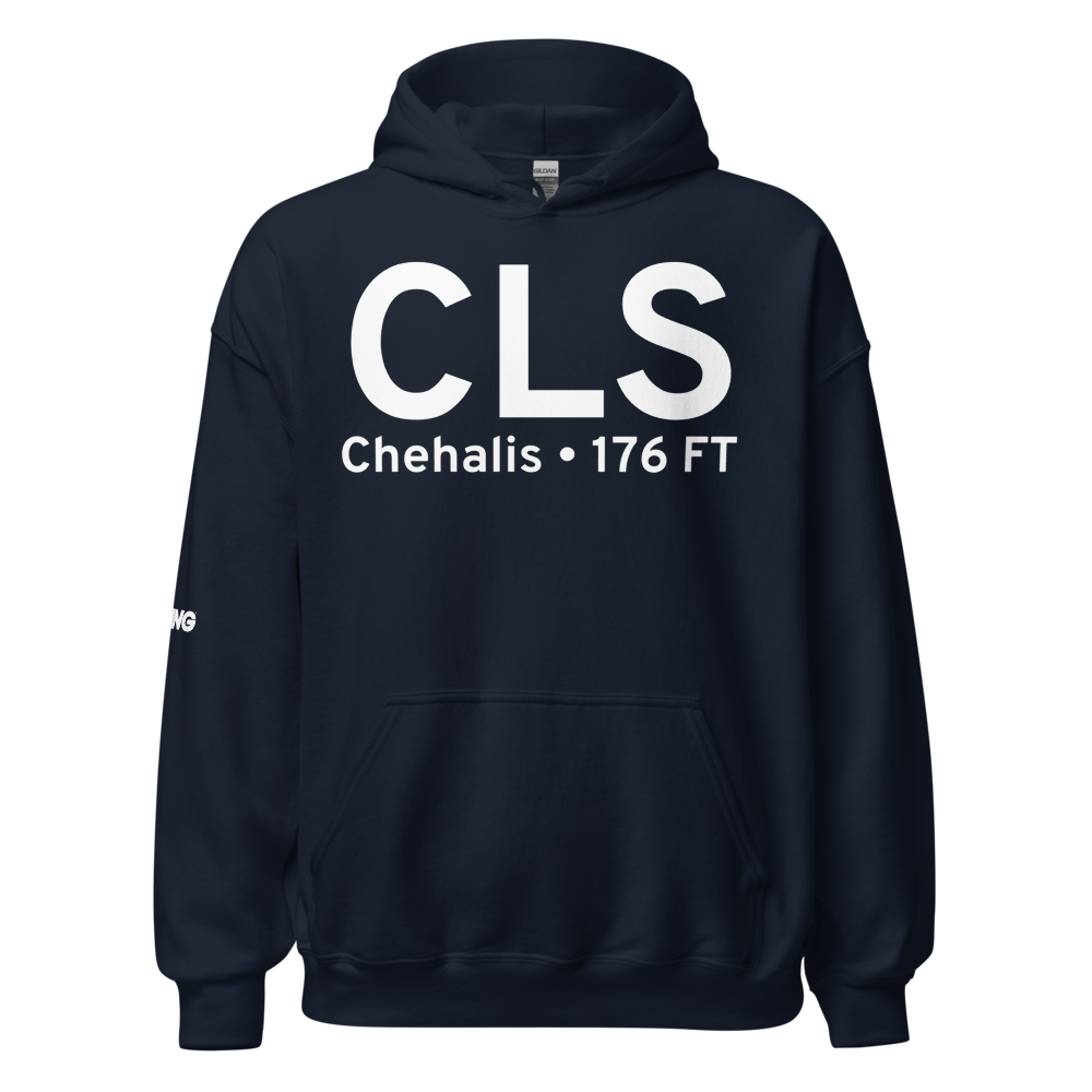 Chehalis (KCLS) Airport Hoodie Sweatshirt 