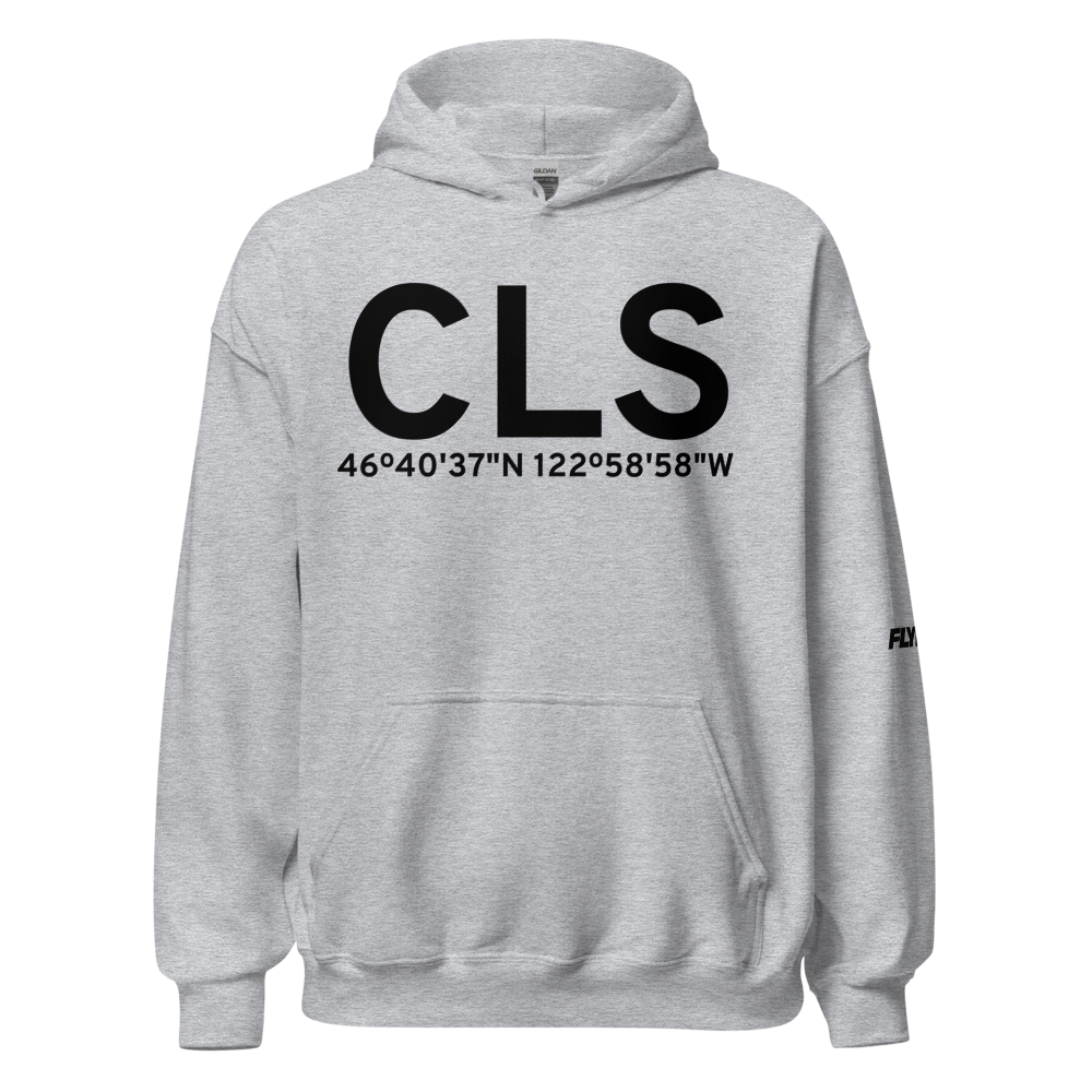 Chehalis (KCLS) Airport Hoodie Sweatshirt 