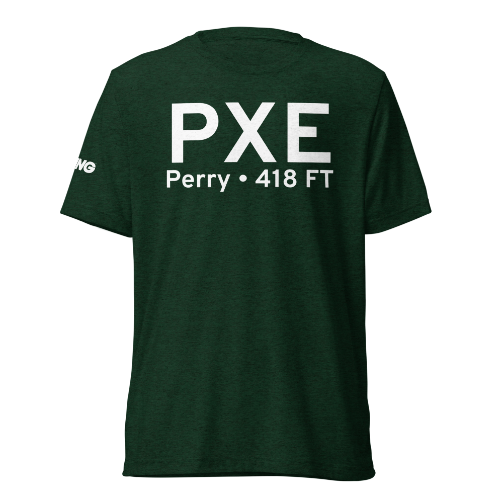 Perry (KPXE) Airport Tri-blend T-Shirt 