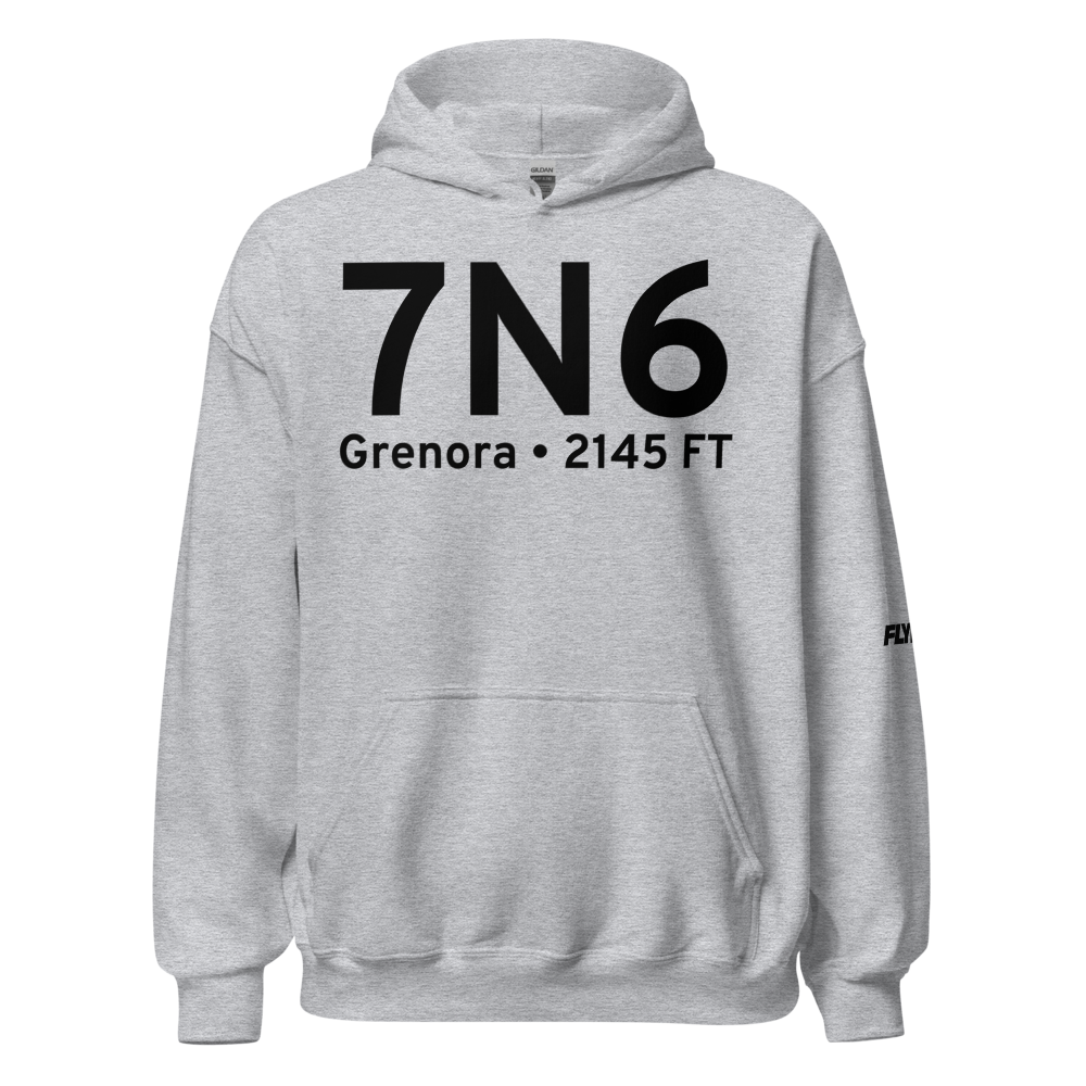 Grenora (7N6) Airport Hoodie Sweatshirt 