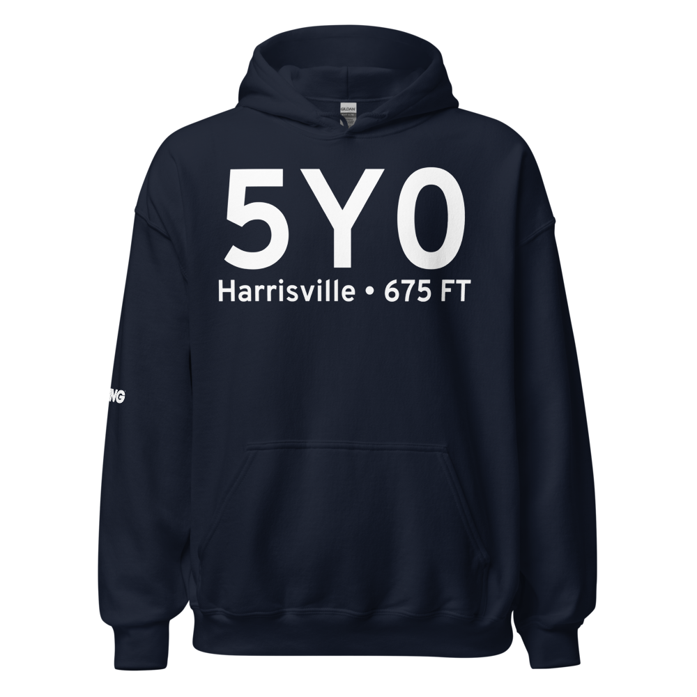 Harrisville (5Y0) Airport Hoodie Sweatshirt 