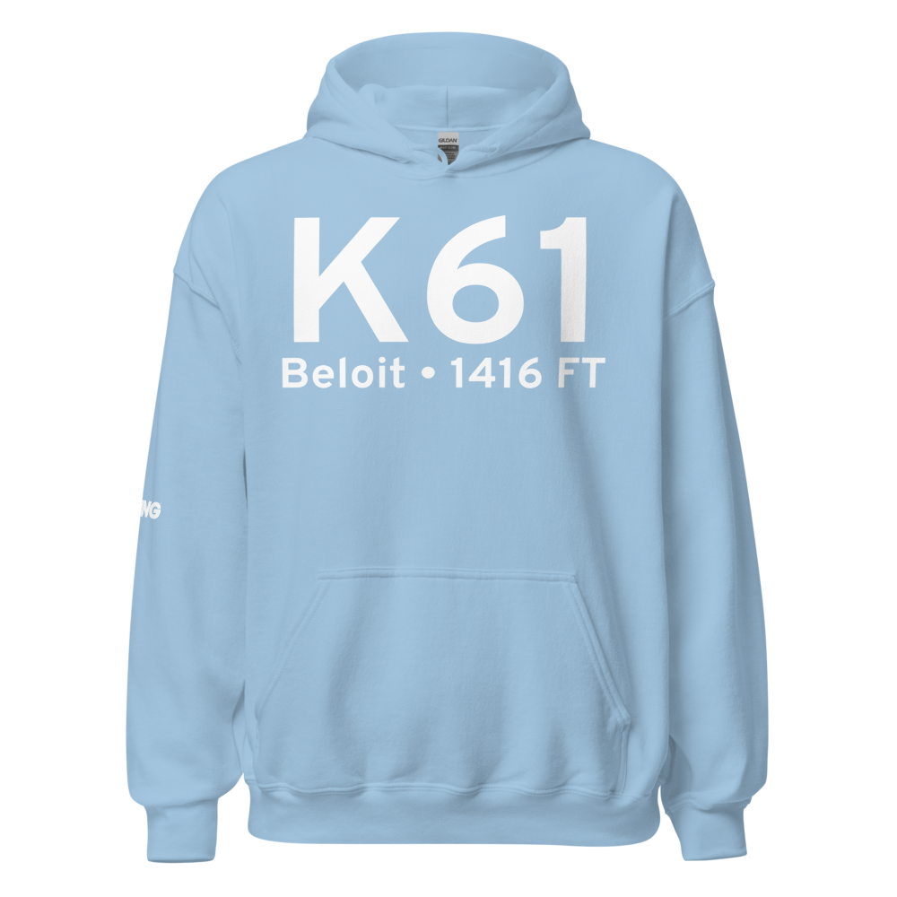 Beloit (KK61) Airport Hoodie Sweatshirt 