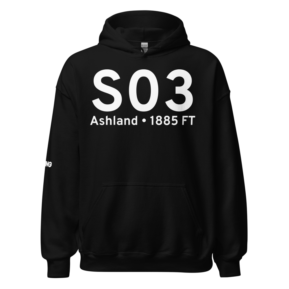 Ashland (KS03) Airport Hoodie Sweatshirt 