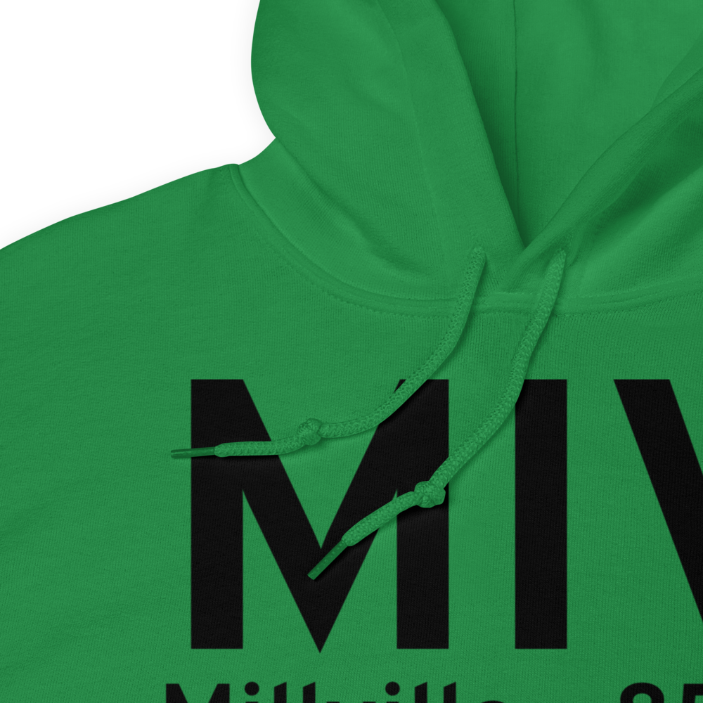 Millville (KMIV) Airport Hoodie Sweatshirt 