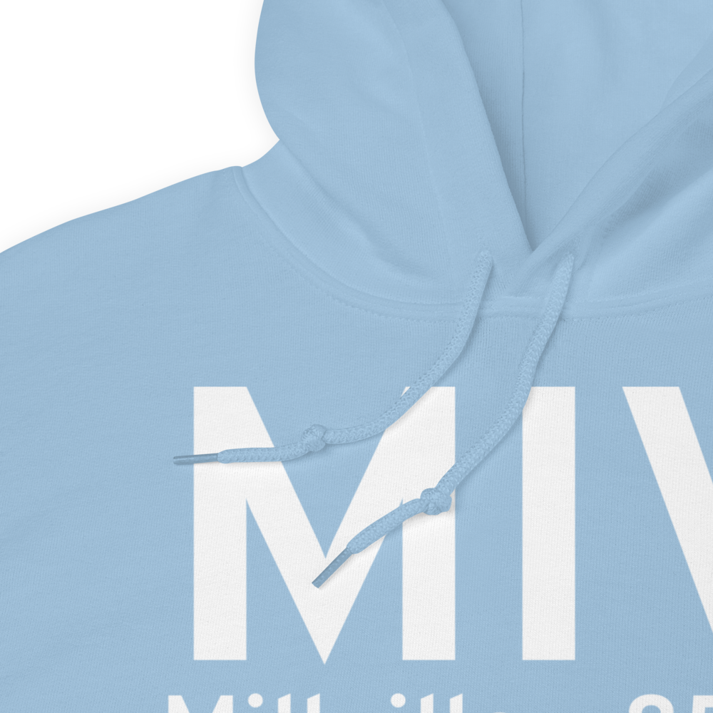 Millville (KMIV) Airport Hoodie Sweatshirt 
