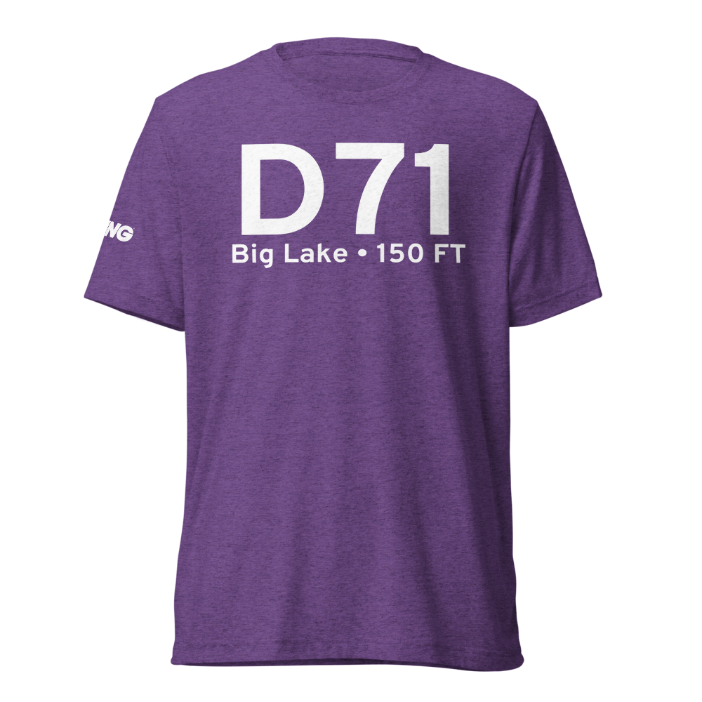 Big Lake (D71) Airport Tri-blend T-Shirt 