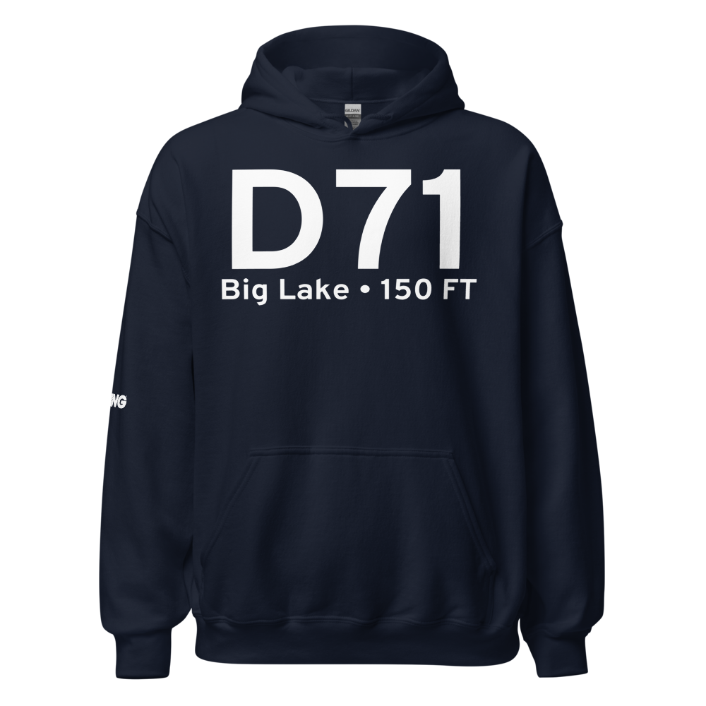 Big Lake (D71) Airport Hoodie Sweatshirt 