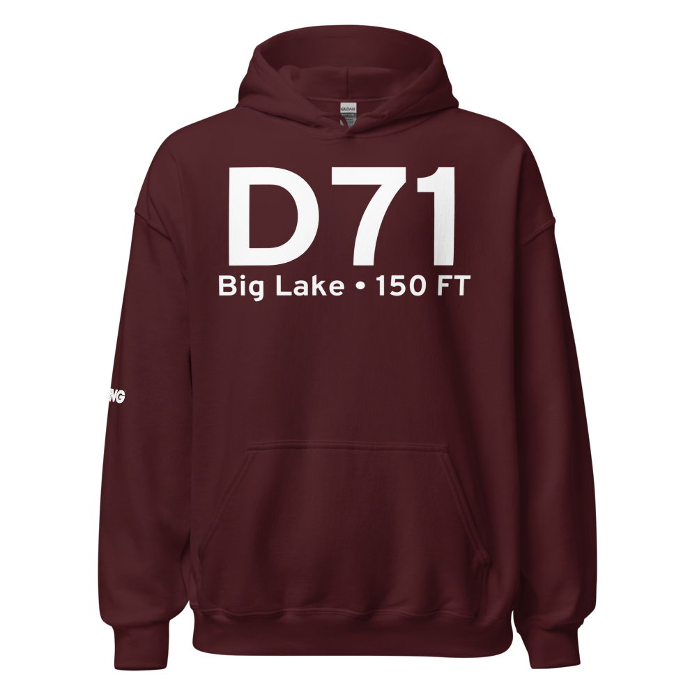 Big Lake (D71) Airport Hoodie Sweatshirt 