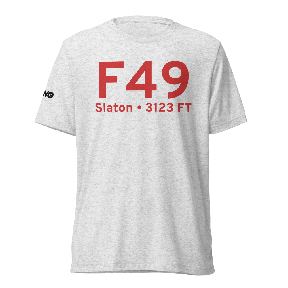 Slaton (KF49) Airport Tri-blend T-Shirt 