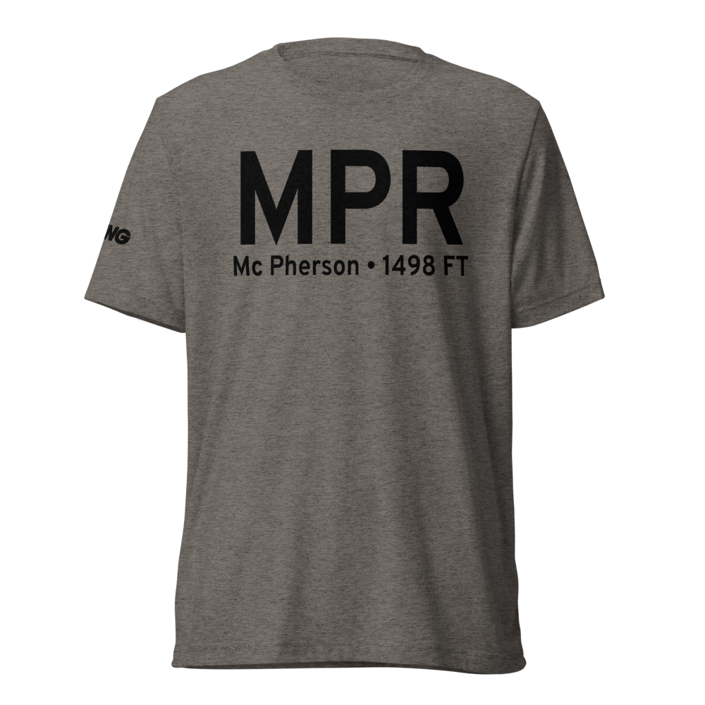 Mc Pherson (KMPR) Airport Tri-blend T-Shirt 