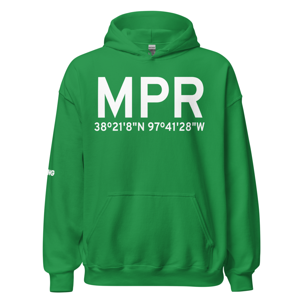 Mc Pherson (KMPR) Airport Hoodie Sweatshirt 