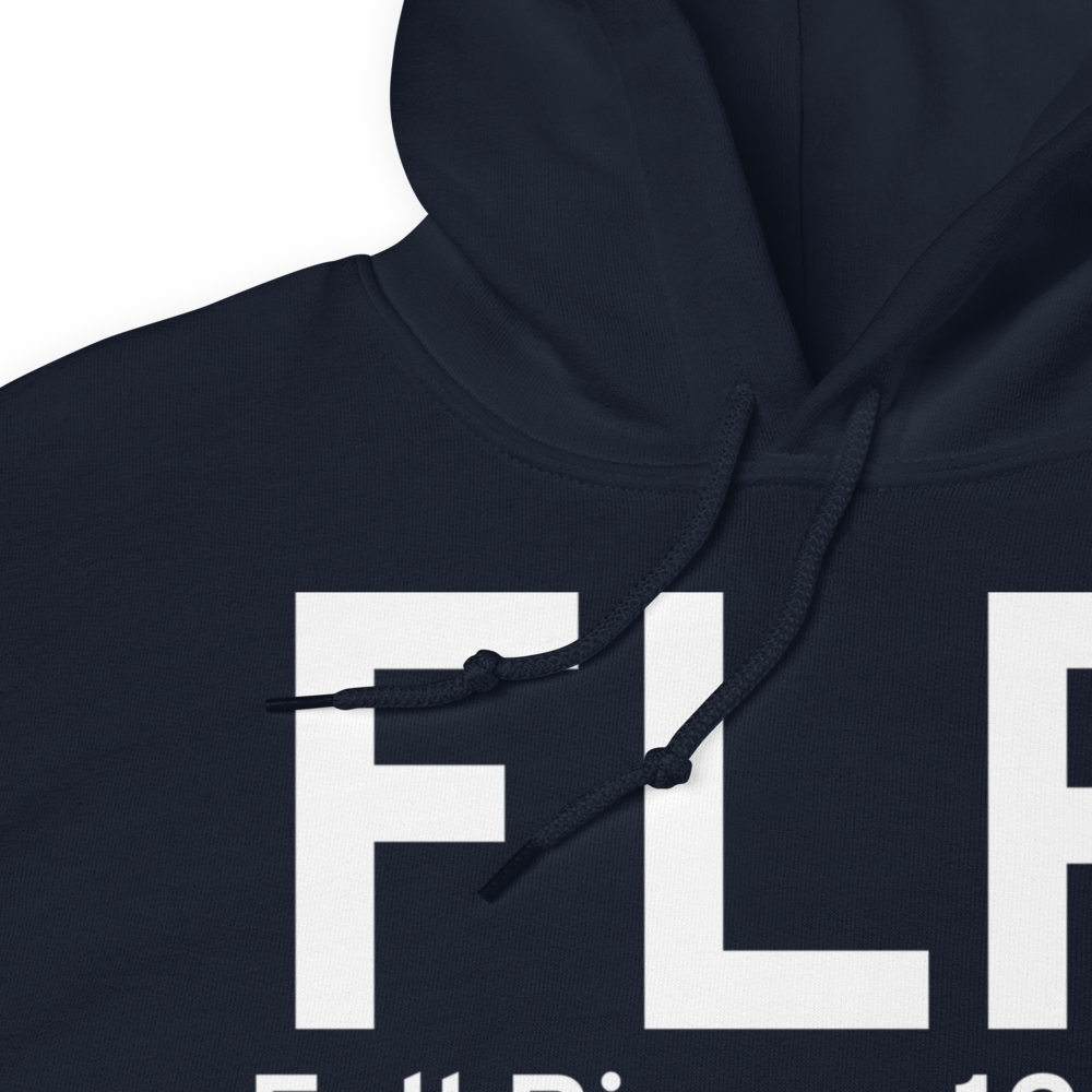 Fall River (KFLR) Airport Hoodie Sweatshirt 