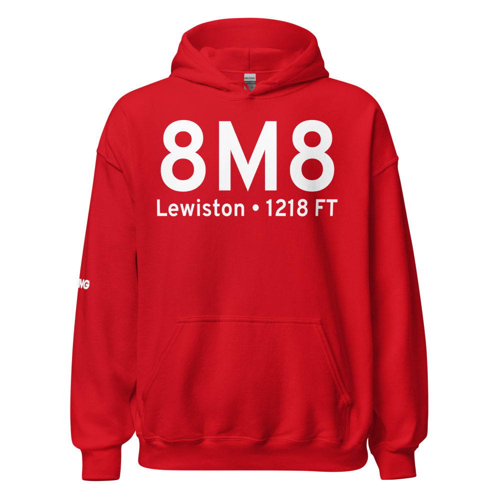 Lewiston (K8M8) Airport Hoodie Sweatshirt 