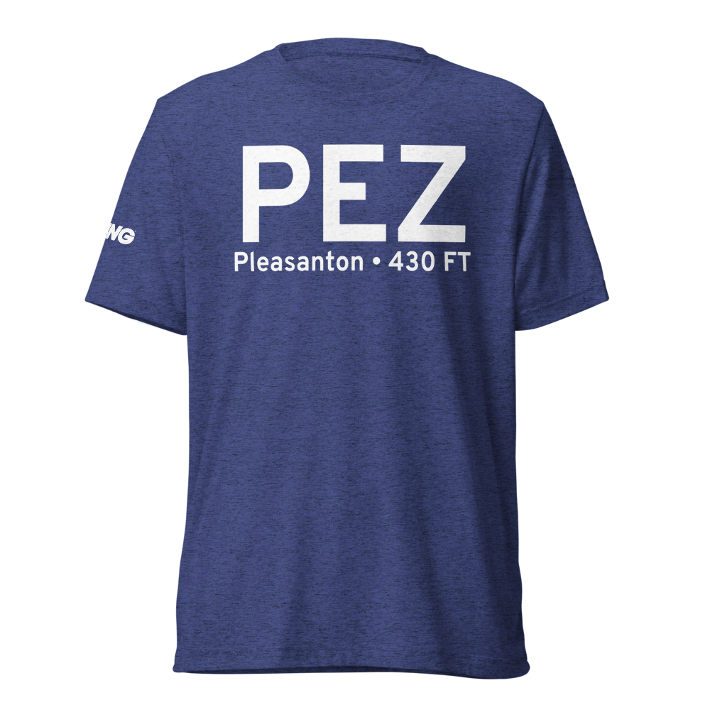 Pleasanton (KPEZ) Airport Tri-blend T-Shirt 