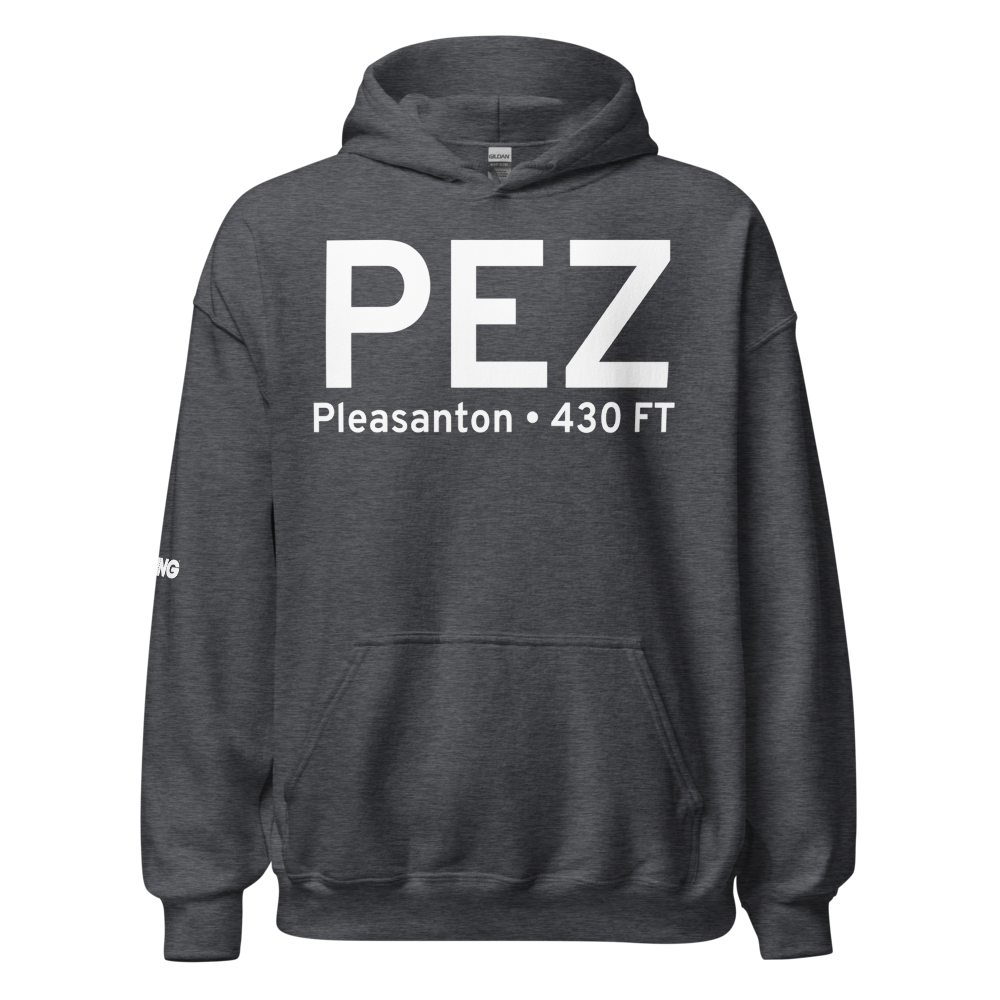 Pleasanton (KPEZ) Airport Hoodie Sweatshirt 