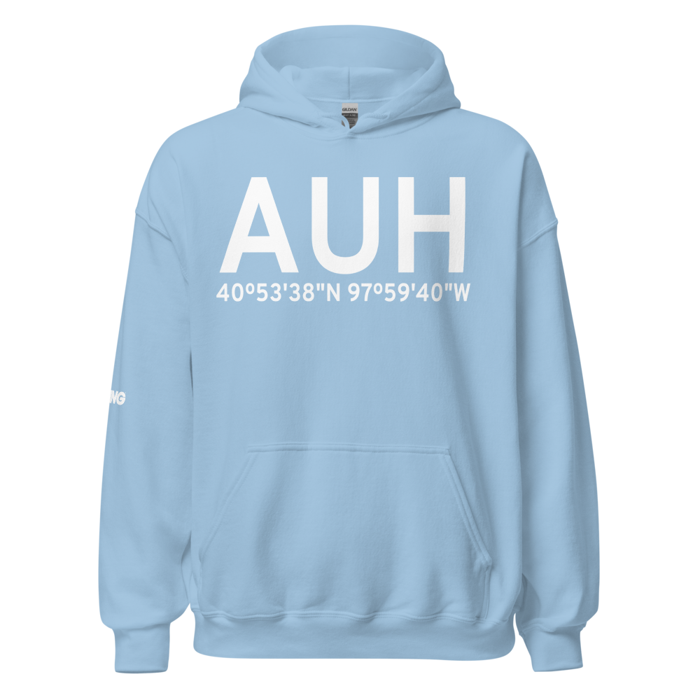 Aurora (KAUH) Airport Hoodie Sweatshirt 