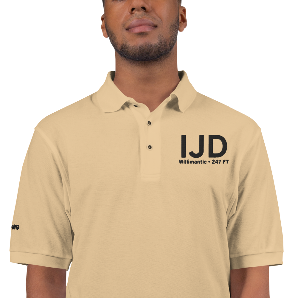Willimantic (KIJD) Airport Port Authority Embroidered Polo Shirt 