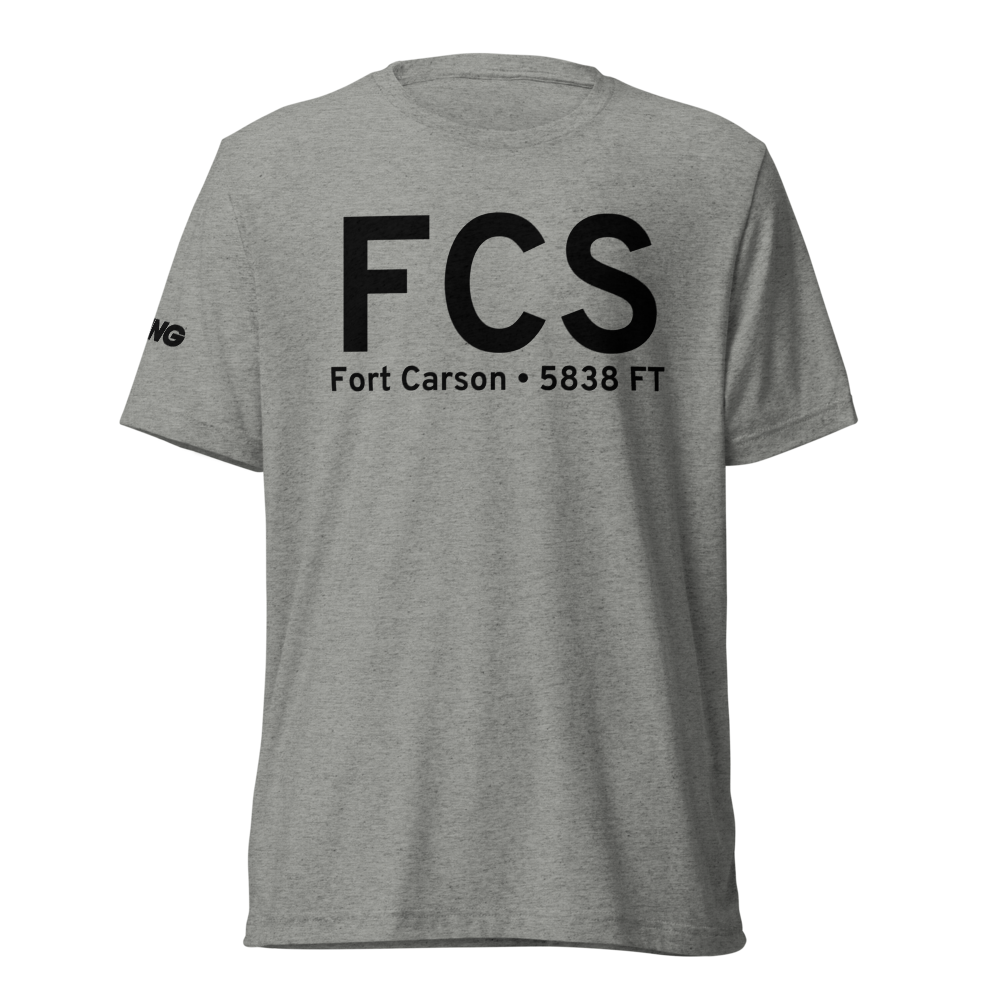 Fort Carson (KFCS) Airport Tri-blend T-Shirt 