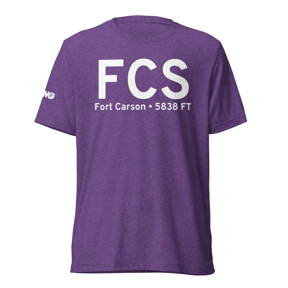 Fort Carson (KFCS) Airport Tri-blend T-Shirt 