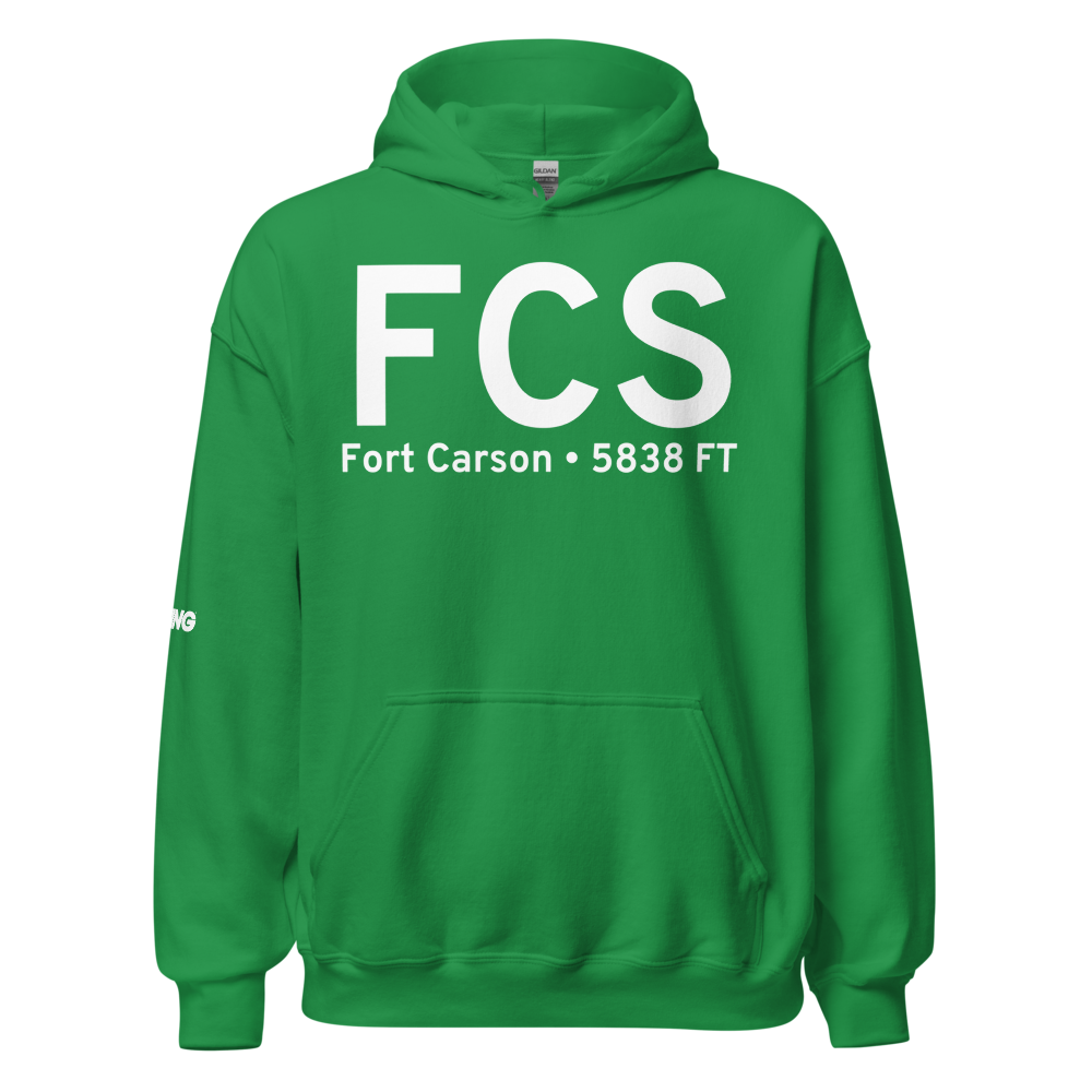 Fort Carson (KFCS) Airport Hoodie Sweatshirt 