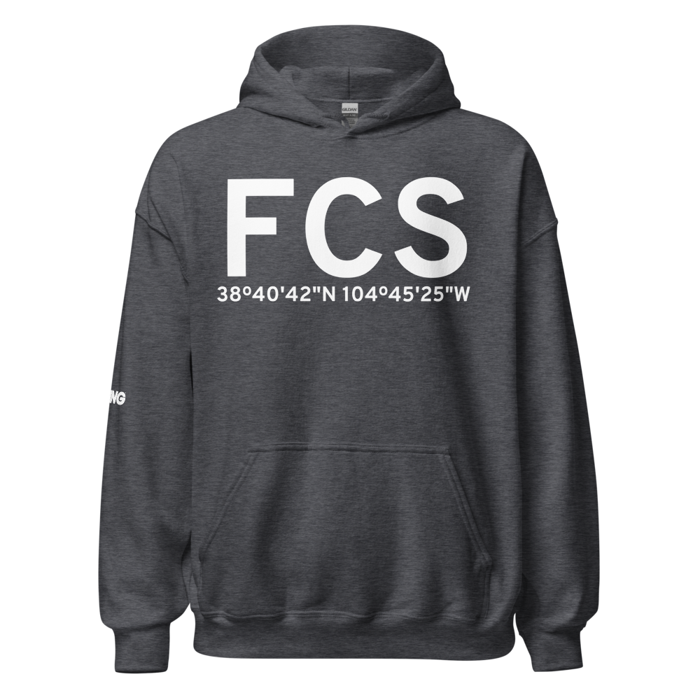 Fort Carson (KFCS) Airport Hoodie Sweatshirt 