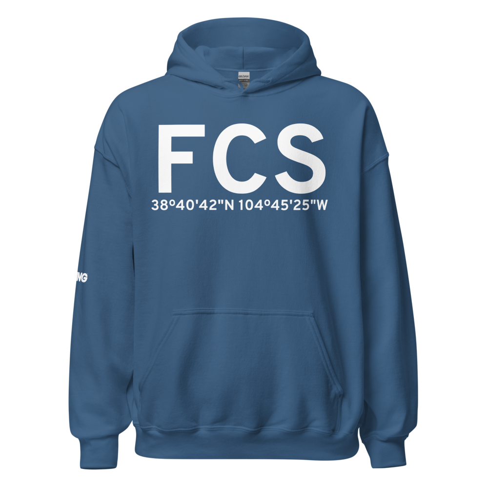 Fort Carson (KFCS) Airport Hoodie Sweatshirt 