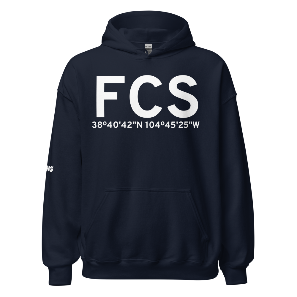 Fort Carson (KFCS) Airport Hoodie Sweatshirt 