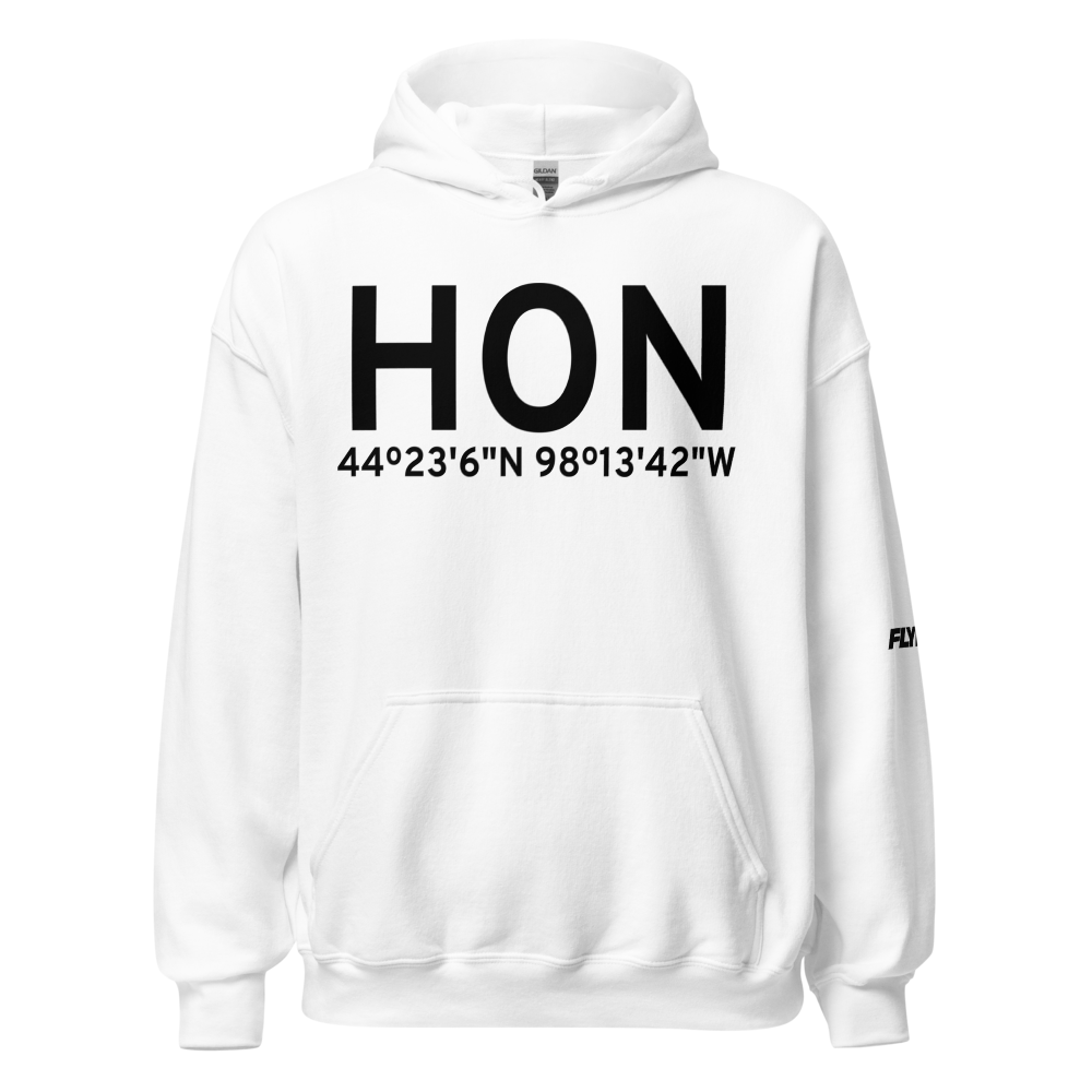 Huron (KHON) Airport Hoodie Sweatshirt 