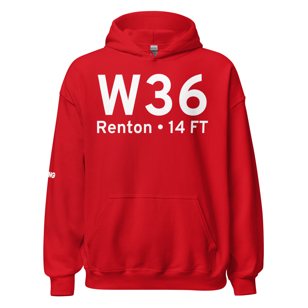 Renton (W36) Airport Hoodie Sweatshirt 