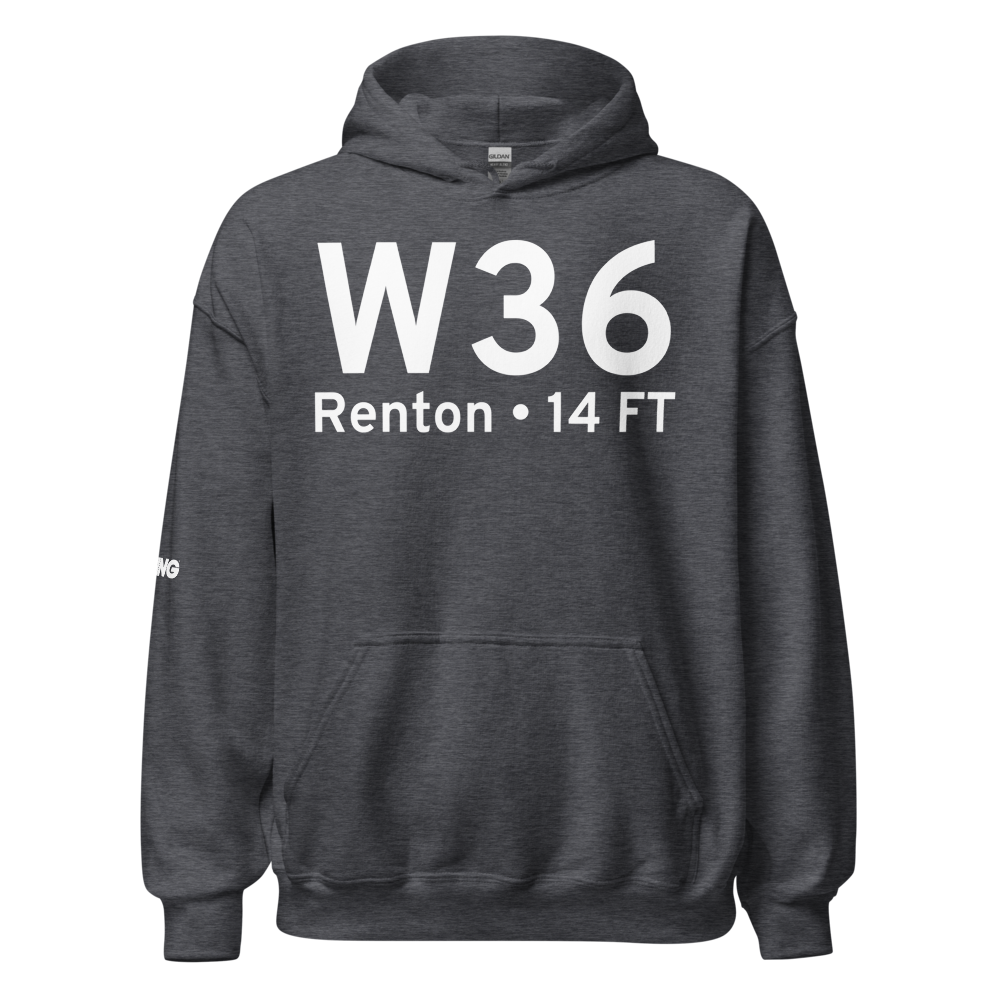 Renton (W36) Airport Hoodie Sweatshirt 