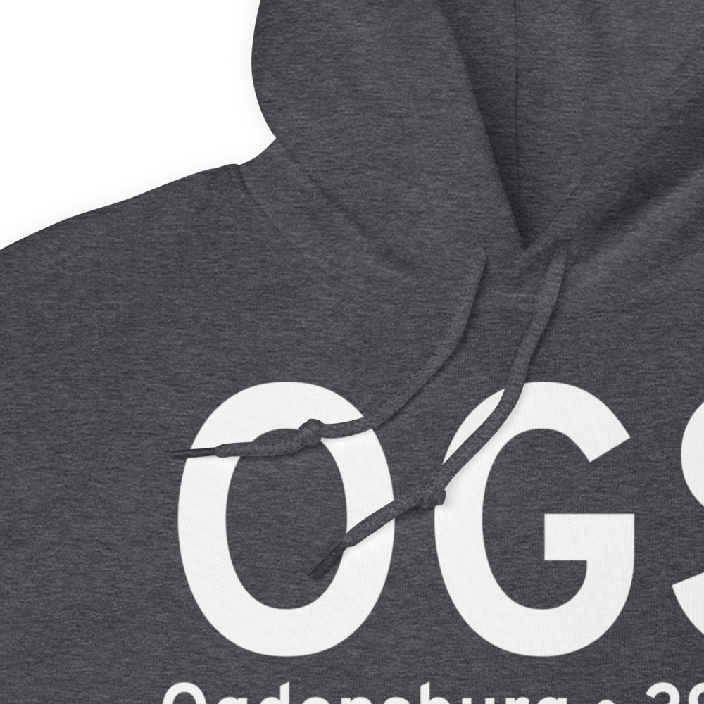 Ogdensburg (KOGS) Airport Hoodie Sweatshirt 