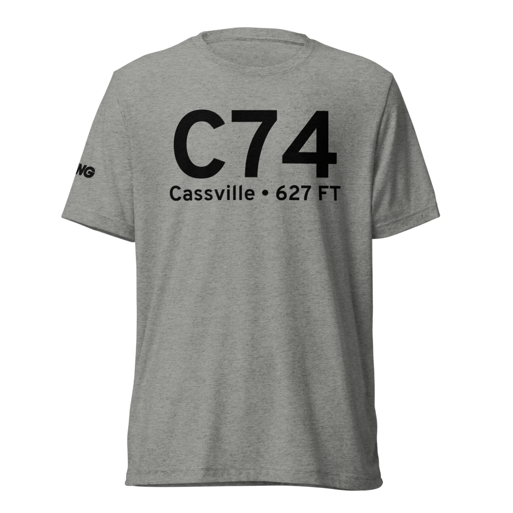 Cassville (KC74) Airport Tri-blend T-Shirt 