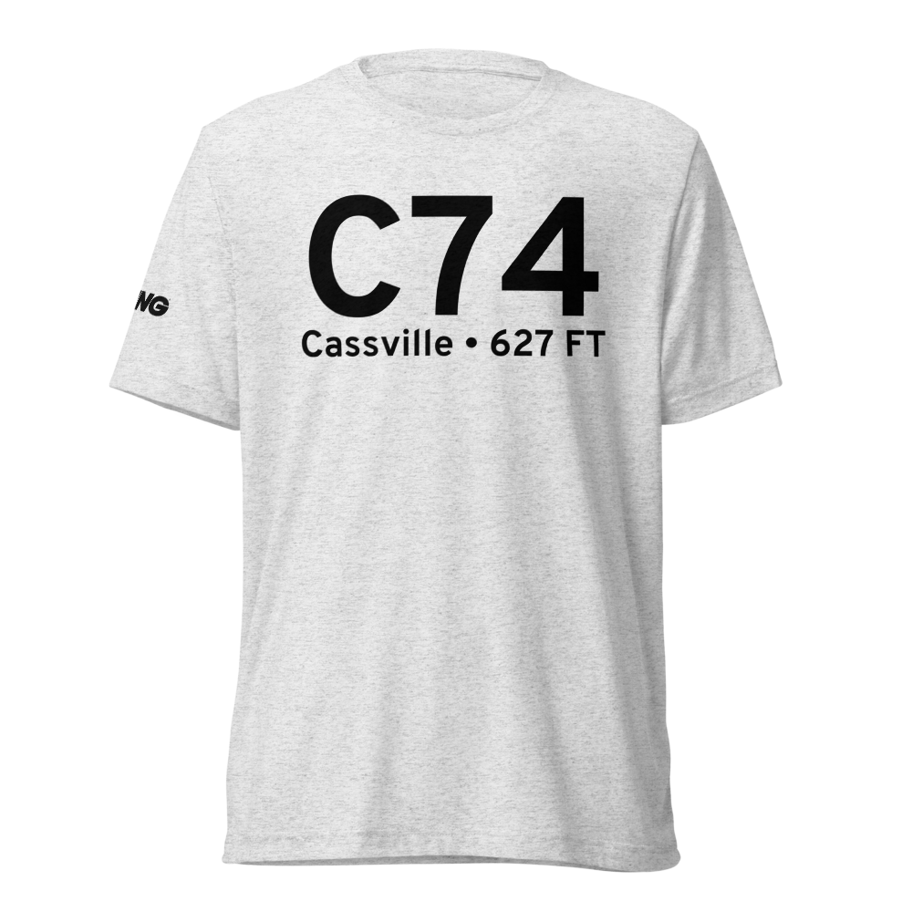 Cassville (KC74) Airport Tri-blend T-Shirt 